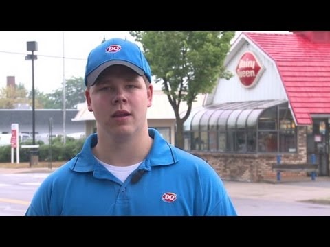 joey prusak dairy queen teen manager right thing